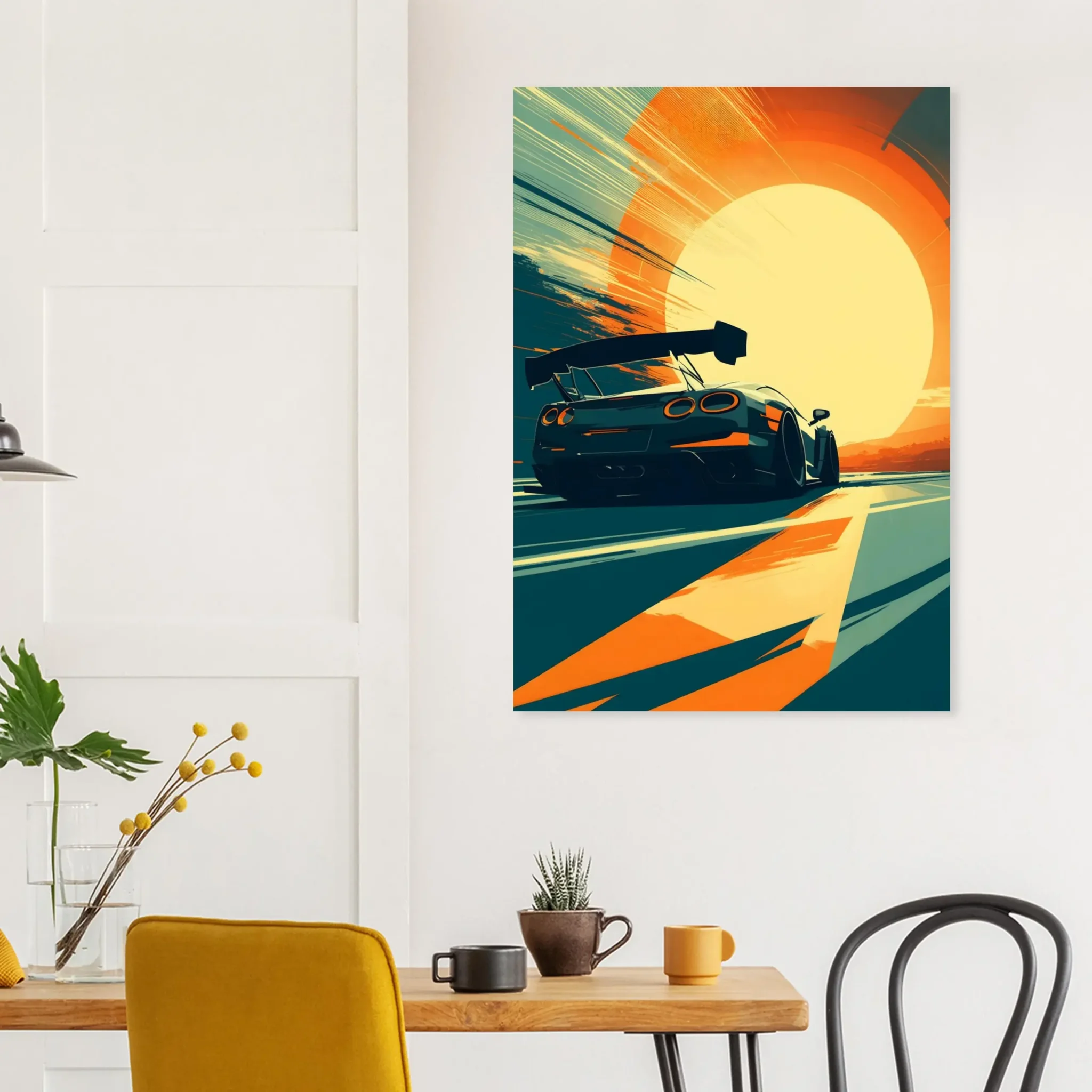 US Giclée Print Poster CLEAR TRAJECTORY. Fine Art Wall Art with Archival Quality. Printed, packaged, and shipped within North America. Exclusive ColorVanta design.