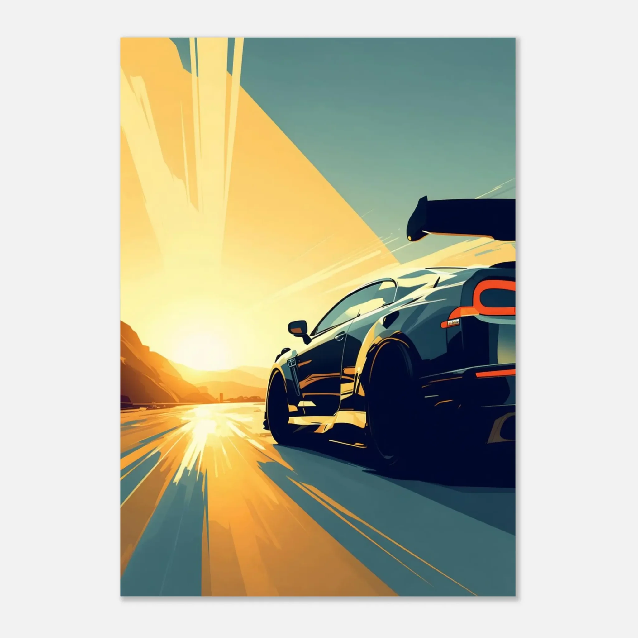 US Giclée Print Poster CORE DRIVE. Fine Art Wall Art with Archival Quality. Printed, packaged, and shipped within North America. Exclusive ColorVanta design.