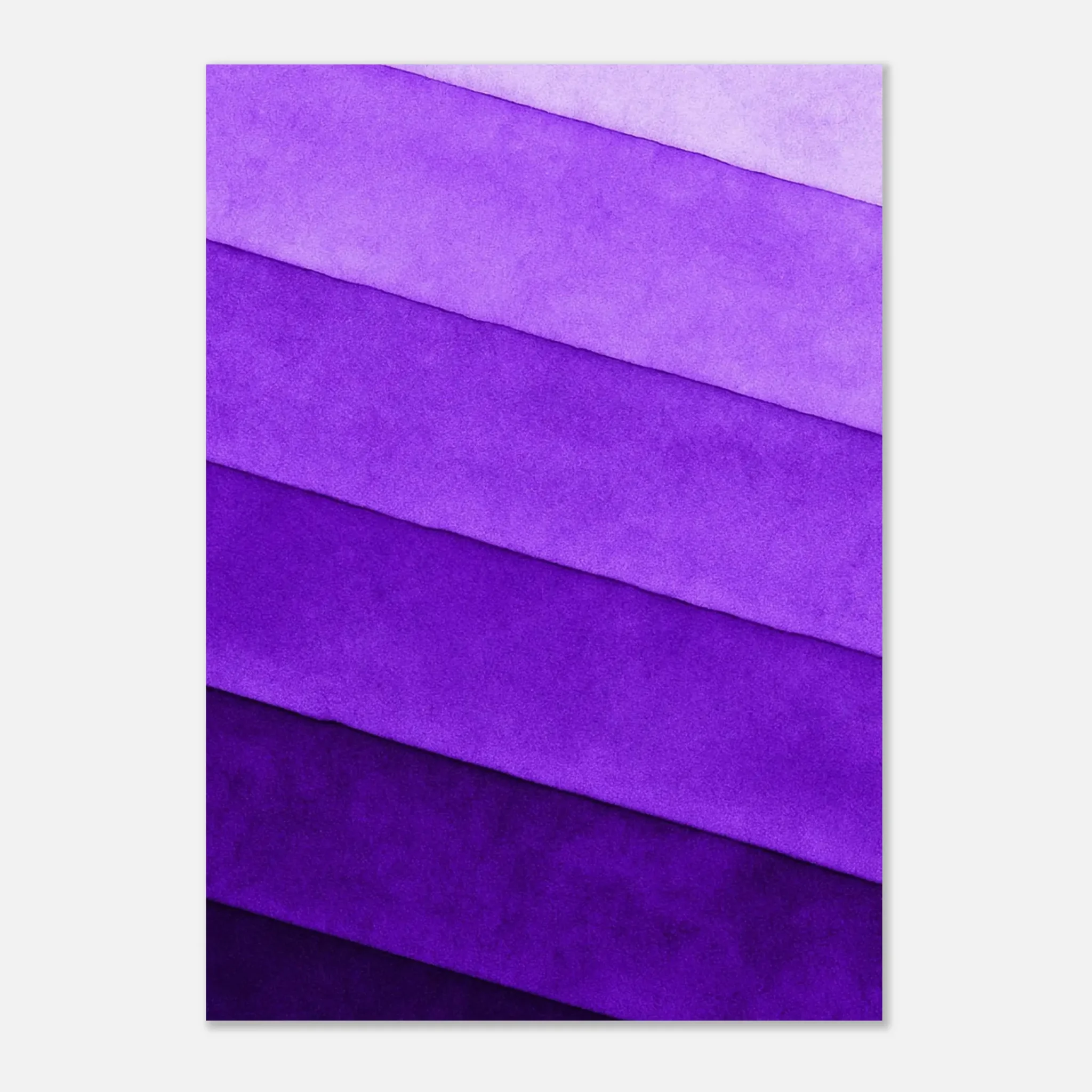 US Giclée Print Poster DEEP VIOLET LAYERS. Fine Art Wall Art with Archival Quality. Printed, packaged, and shipped within North America. ColorVanta exclusive.