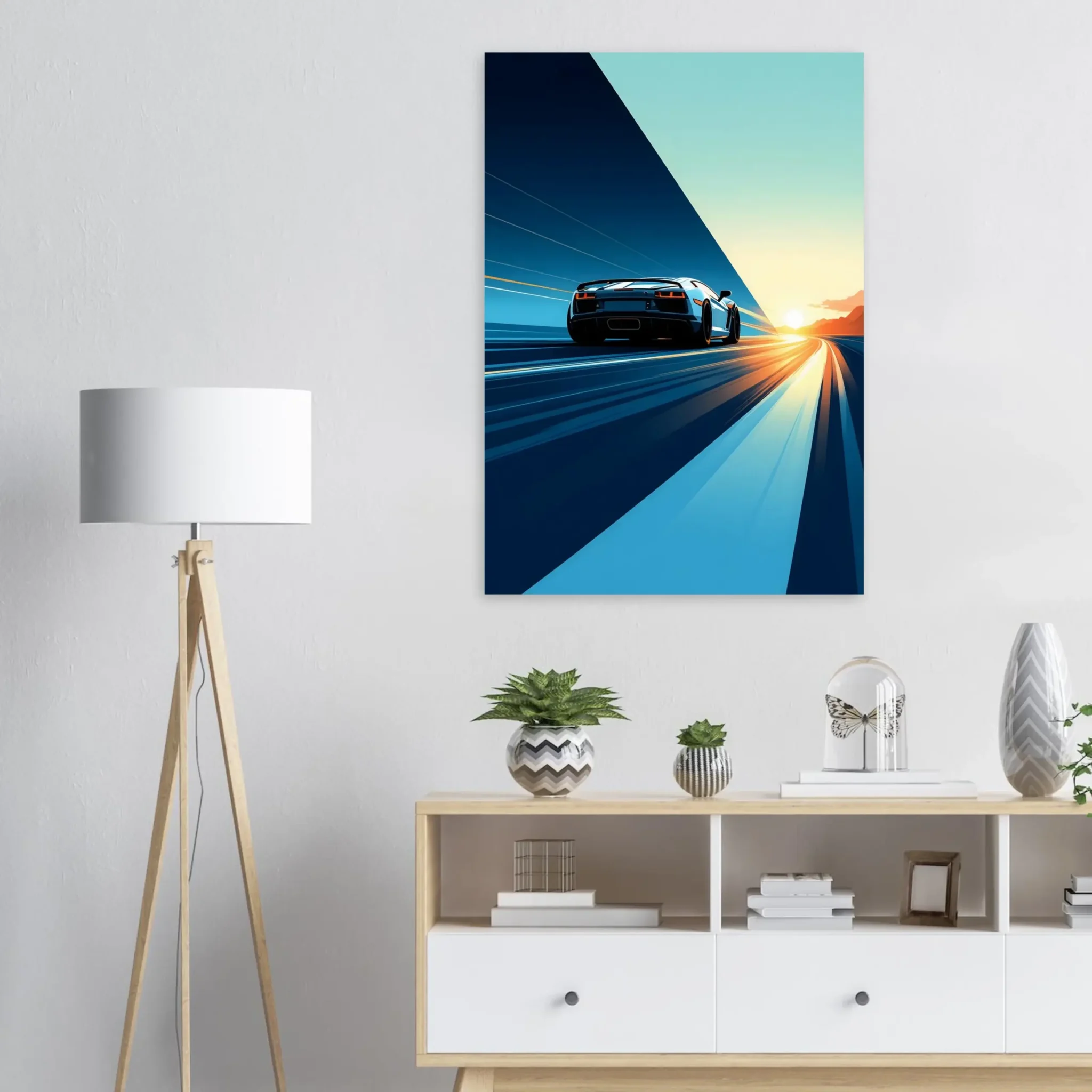 US Giclée Print Poster DISTANT SIGNAL. Fine Art Wall Art with Archival Quality. Printed, packaged, and shipped within North America. Exclusive ColorVanta design.