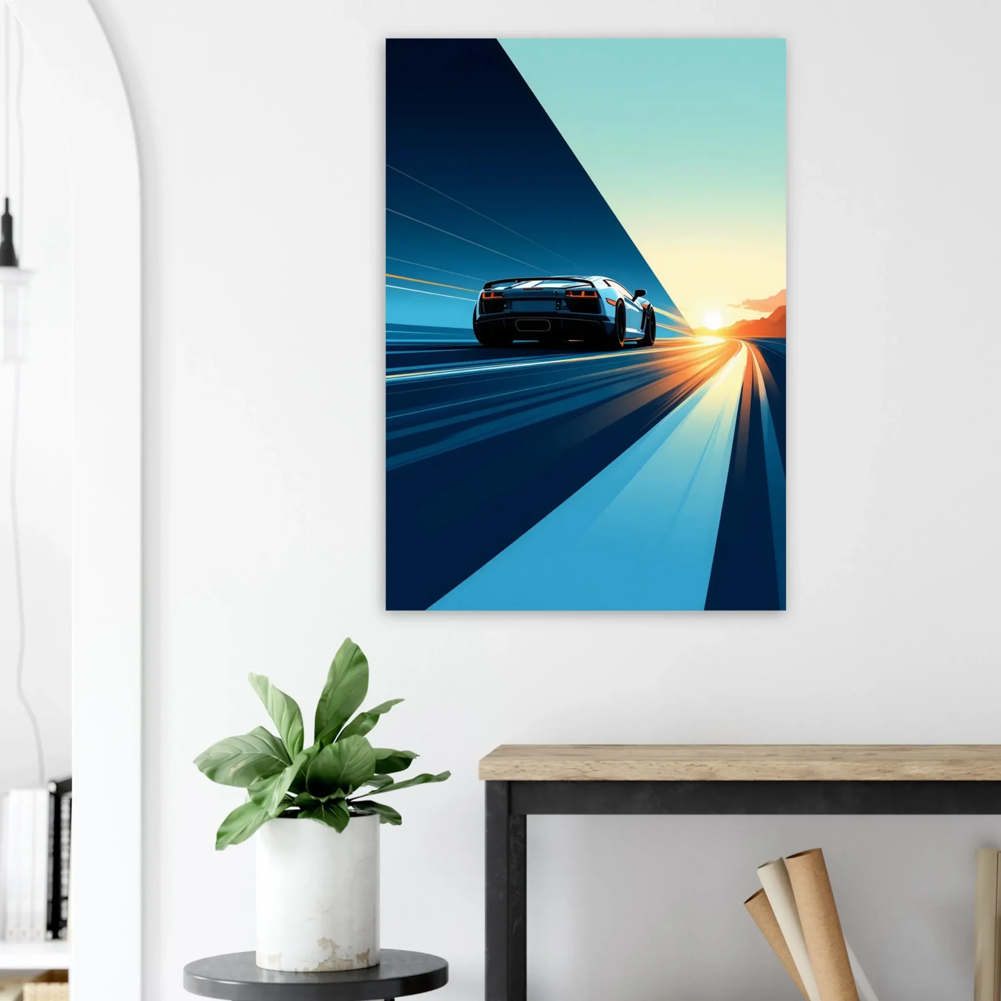 US Giclée Print Poster DISTANT SIGNAL. Fine Art Wall Art with Archival Quality. Printed, packaged, and shipped within North America. Exclusive ColorVanta design.