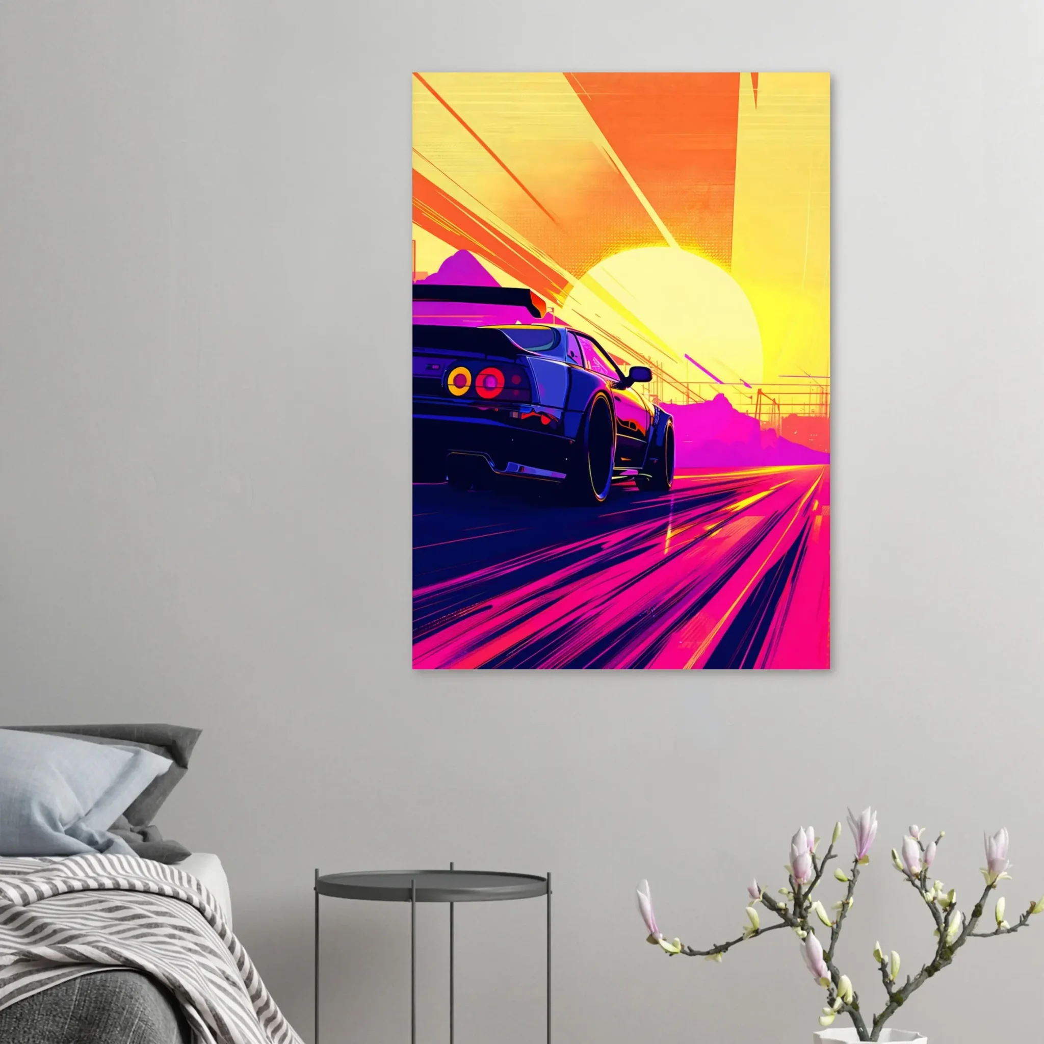 US Giclée Print Poster FULL THROTTLE. Fine Art Wall Art with Archival Quality. Printed, packaged, and shipped within North America. Exclusive ColorVanta design.