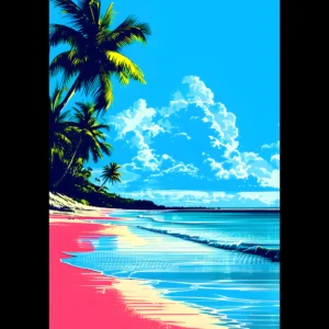 US Giclée Print Poster HORIZON. Fine Art Wall Art with Archival Quality. Printed, packaged, and shipped within North America. ColorVanta exclusive.