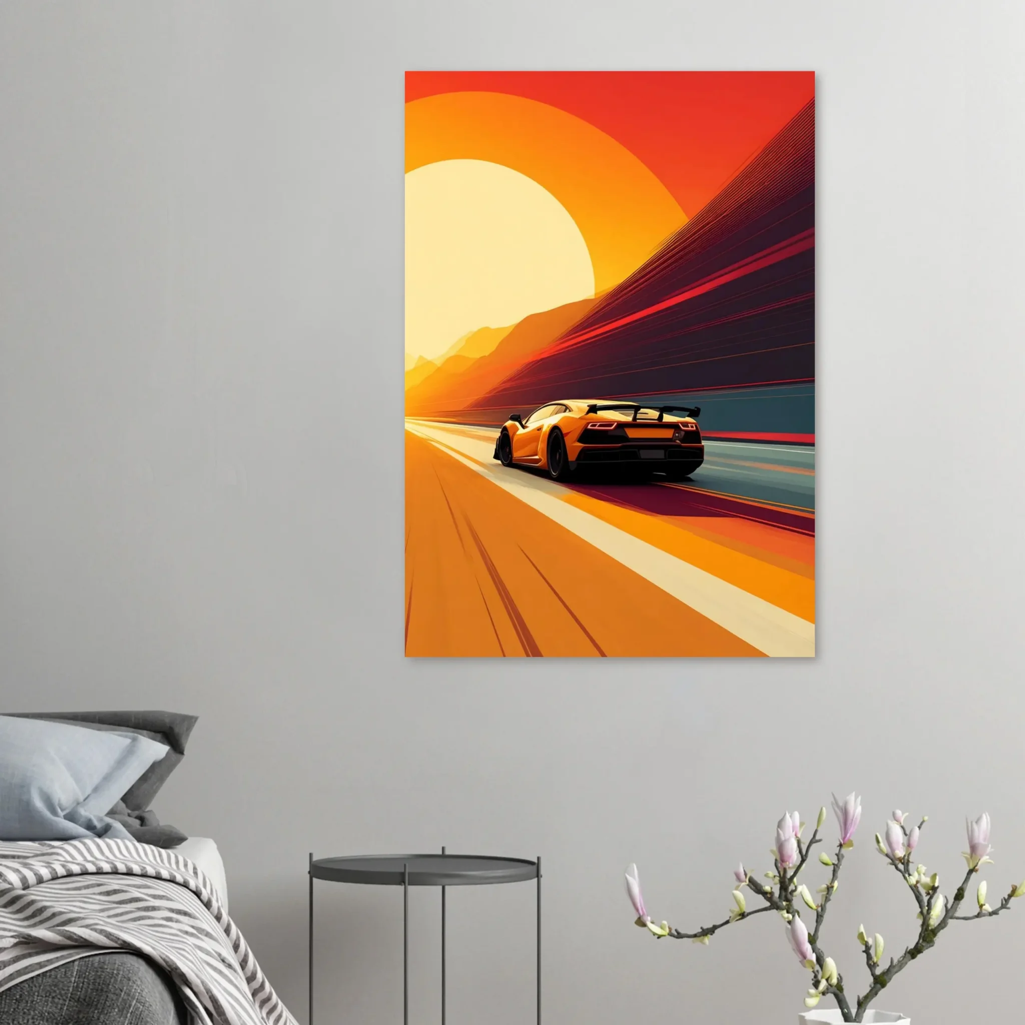 US Giclée Print Poster. Fine Art Wall Art with archival quality. Printed, packaged, and shipped within North America. Exclusive ColorVanta design.