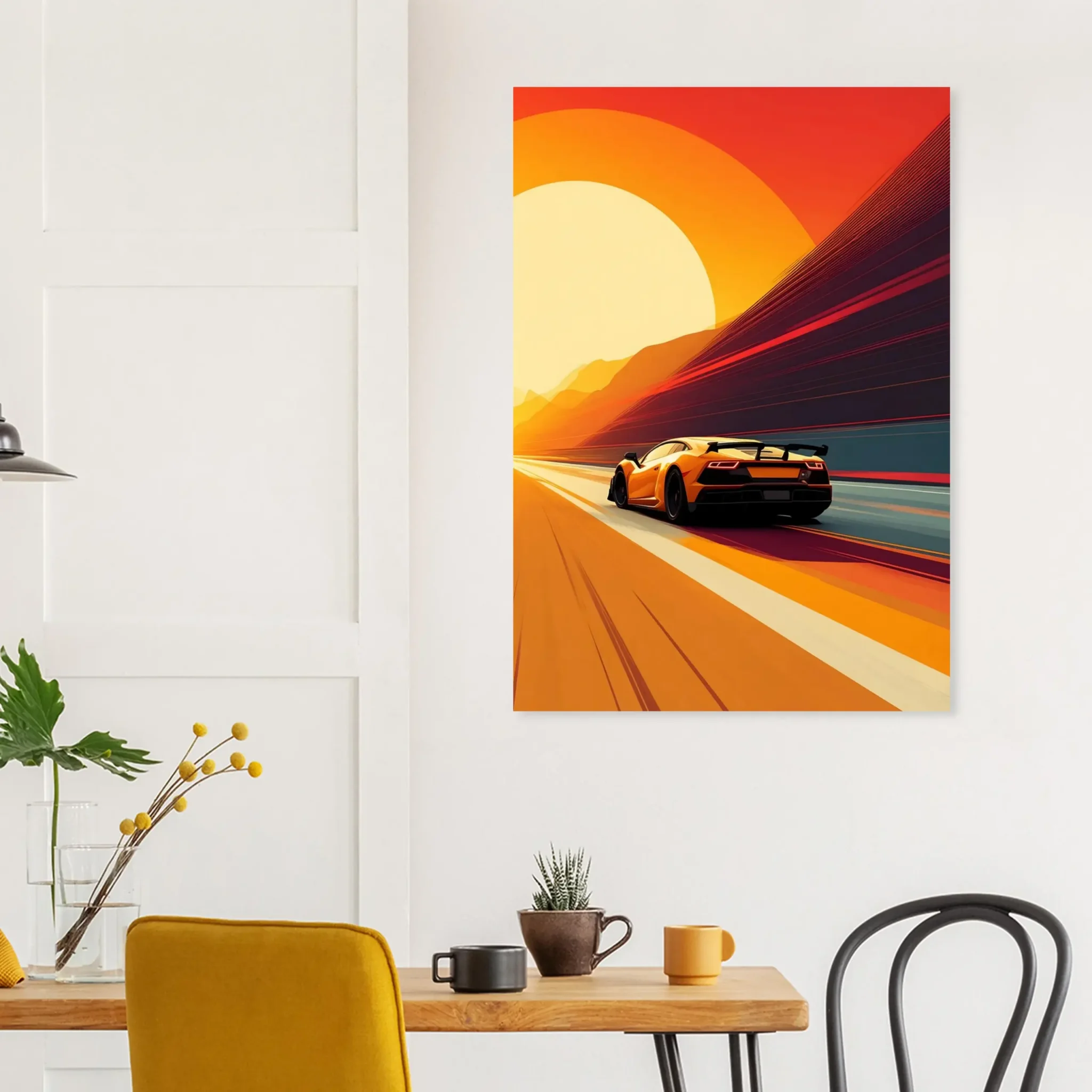 US Giclée Print Poster. Fine Art Wall Art with archival quality. Printed, packaged, and shipped within North America. Exclusive ColorVanta design.