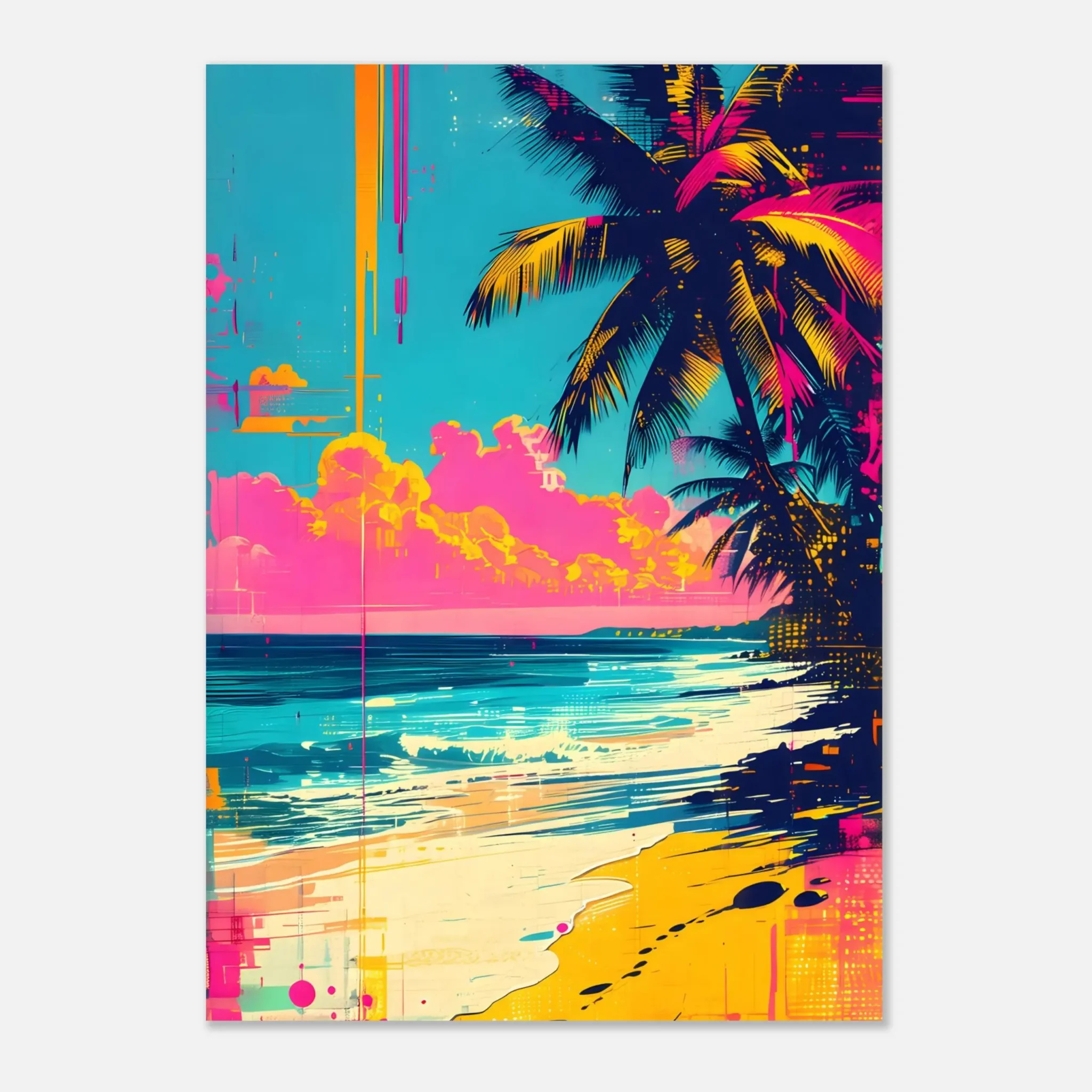 US Giclée Print Poster RHYTHMIC. Fine Art Wall Art with Archival Quality. Printed, packaged, and shipped within North America. ColorVanta exclusive.