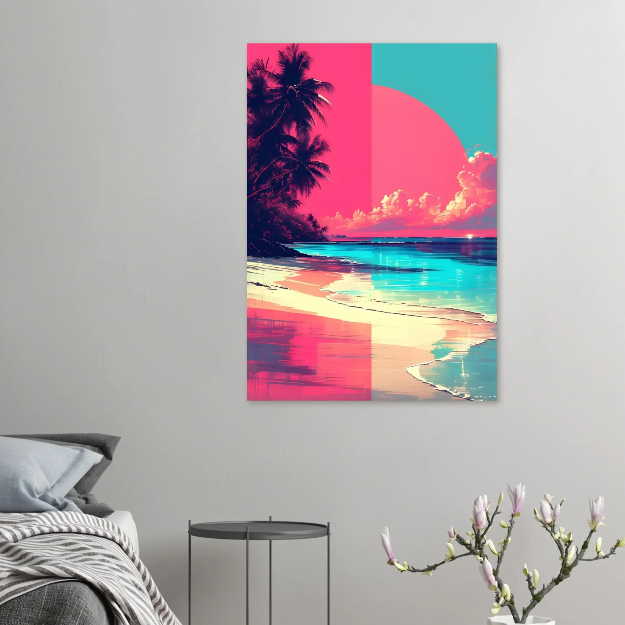 US Giclée Print Poster SPLIT HORIZON. Fine Art Wall Art with Archival Quality. Printed, packaged, and shipped within North America. ColorVanta exclusive.