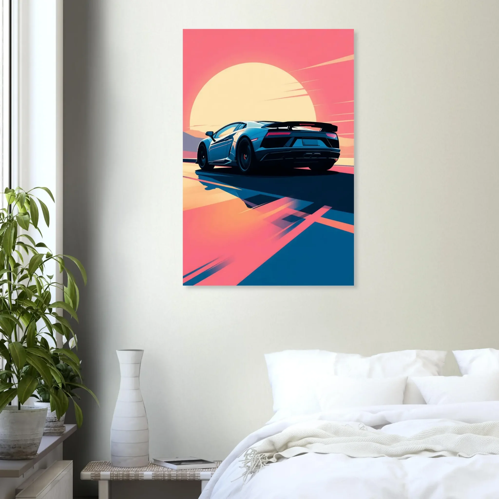 US Giclée Print Poster STEADY COURSE. Fine Art Wall Art with Archival Quality. Printed, packaged, and shipped within North America. Exclusive ColorVanta design.