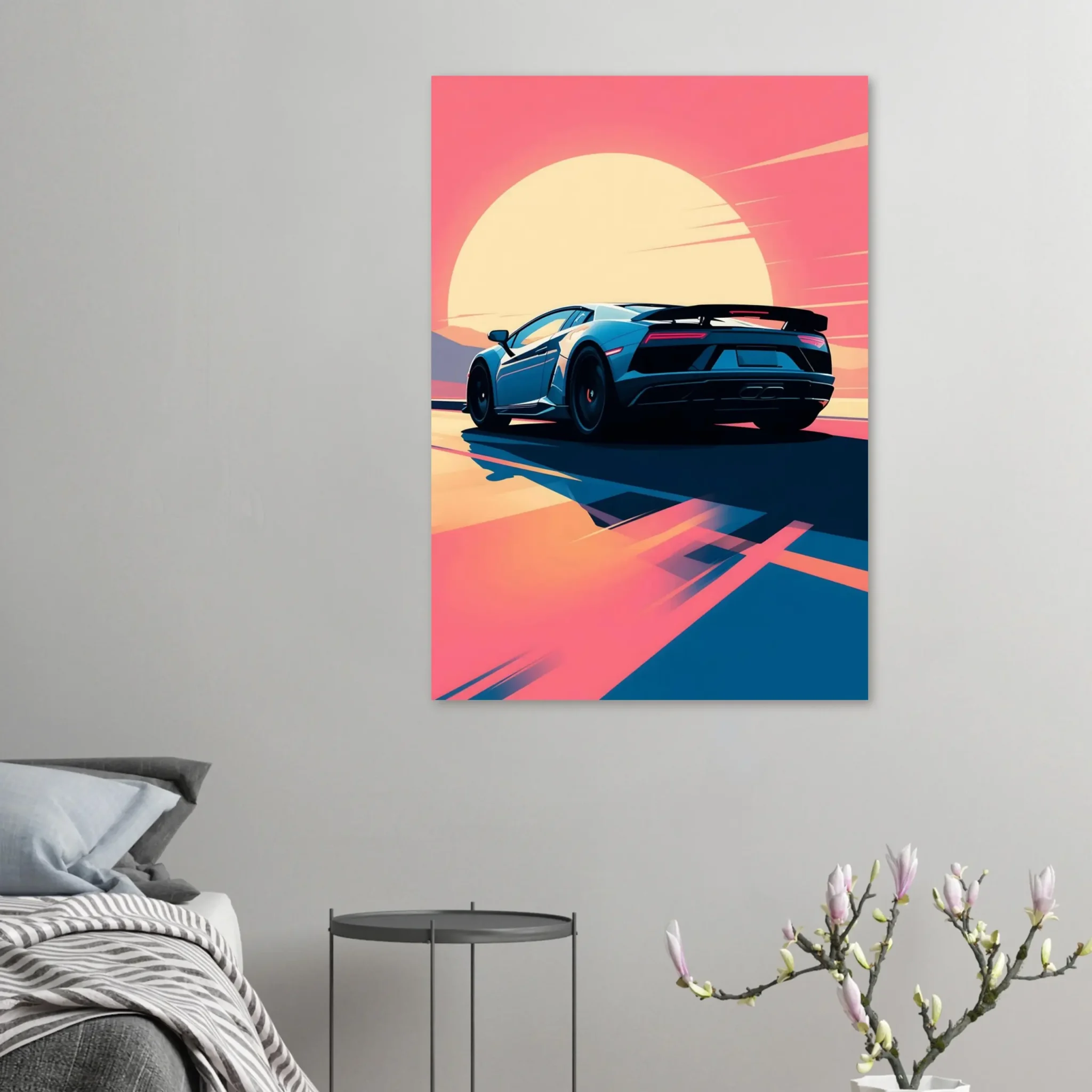 US Giclée Print Poster STEADY COURSE. Fine Art Wall Art with Archival Quality. Printed, packaged, and shipped within North America. Exclusive ColorVanta design.