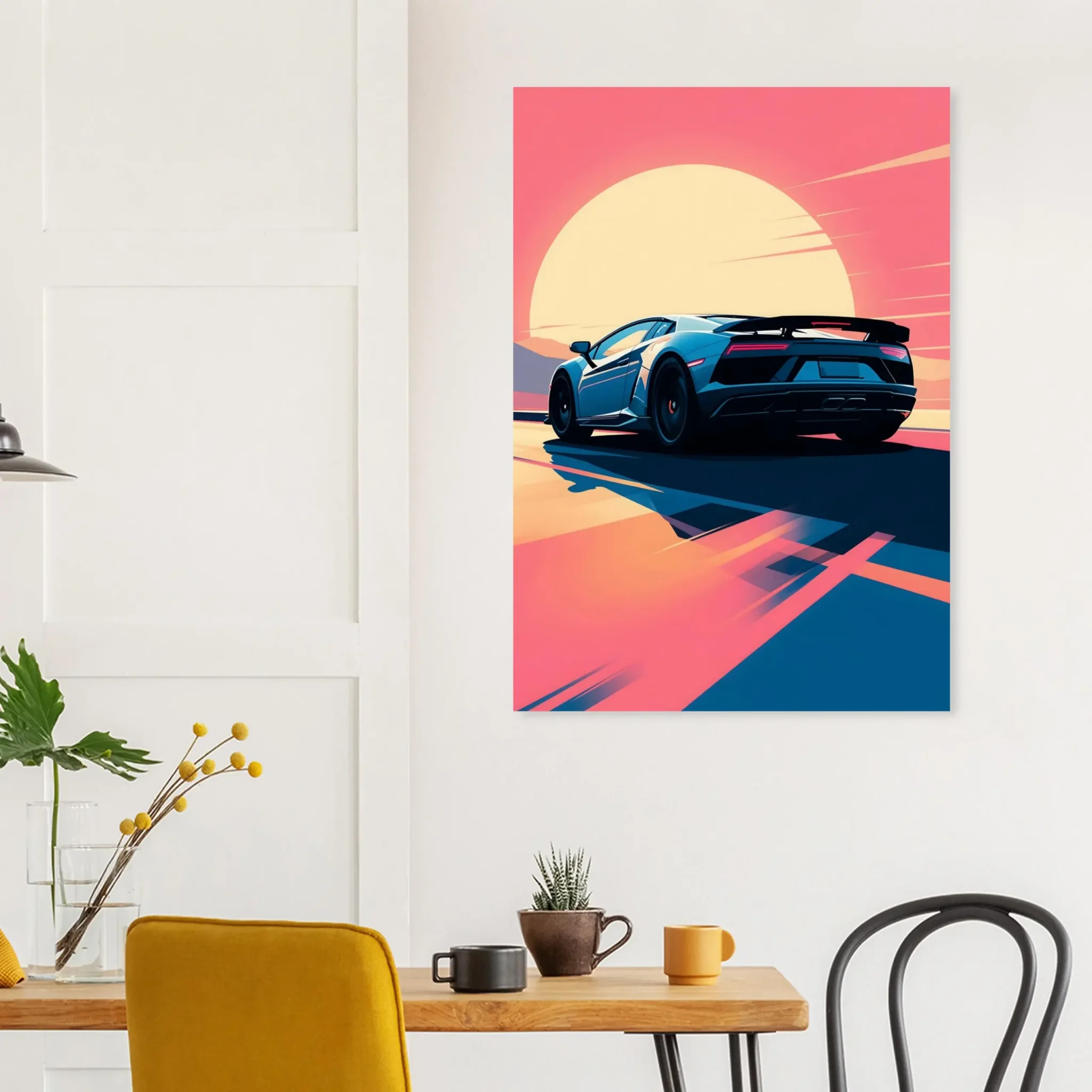 US Giclée Print Poster STEADY COURSE. Fine Art Wall Art with Archival Quality. Printed, packaged, and shipped within North America. Exclusive ColorVanta design.