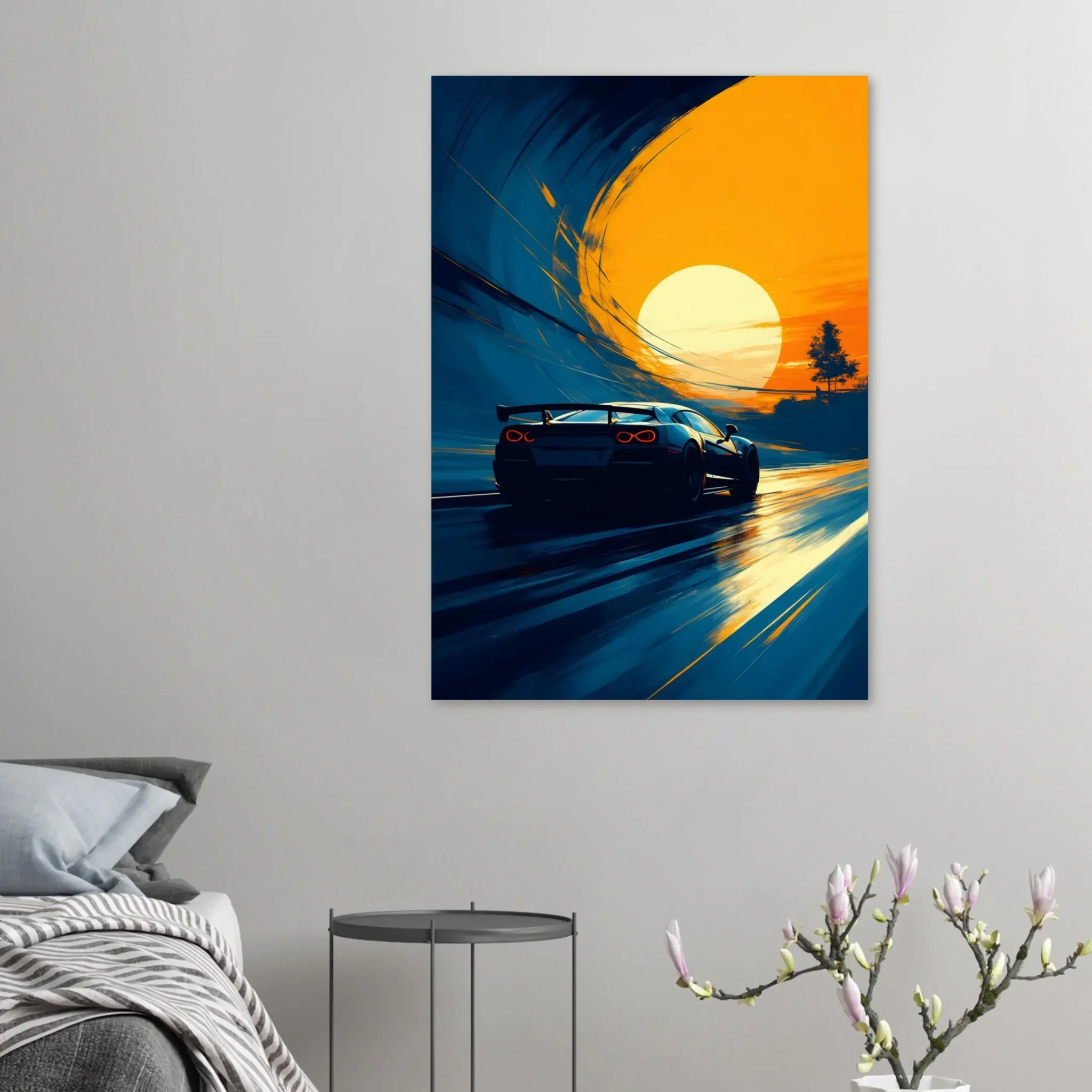 US Giclée Print Poster VELOCITY TUNNEL. Fine Art Wall Art with Archival Quality. Printed, packaged, and shipped within North America. Exclusive ColorVanta design.