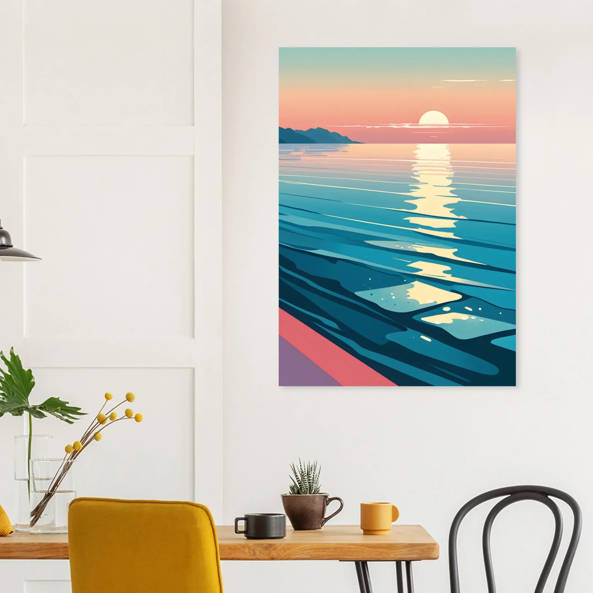 US Giclée Print Poster GOLDEN ALIGNMENT. Fine Art Wall Art with Archival Quality. Printed, packaged, and shipped within North America. Exclusive ColorVanta design.