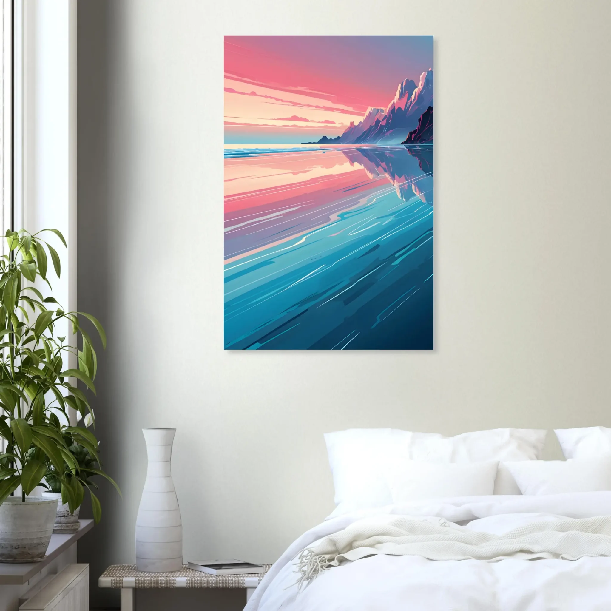 US Giclée Print Poster HORIZON DRIFT. Fine Art Wall Art with Archival Quality. Printed, packaged, and shipped within North America. Exclusive ColorVanta design.