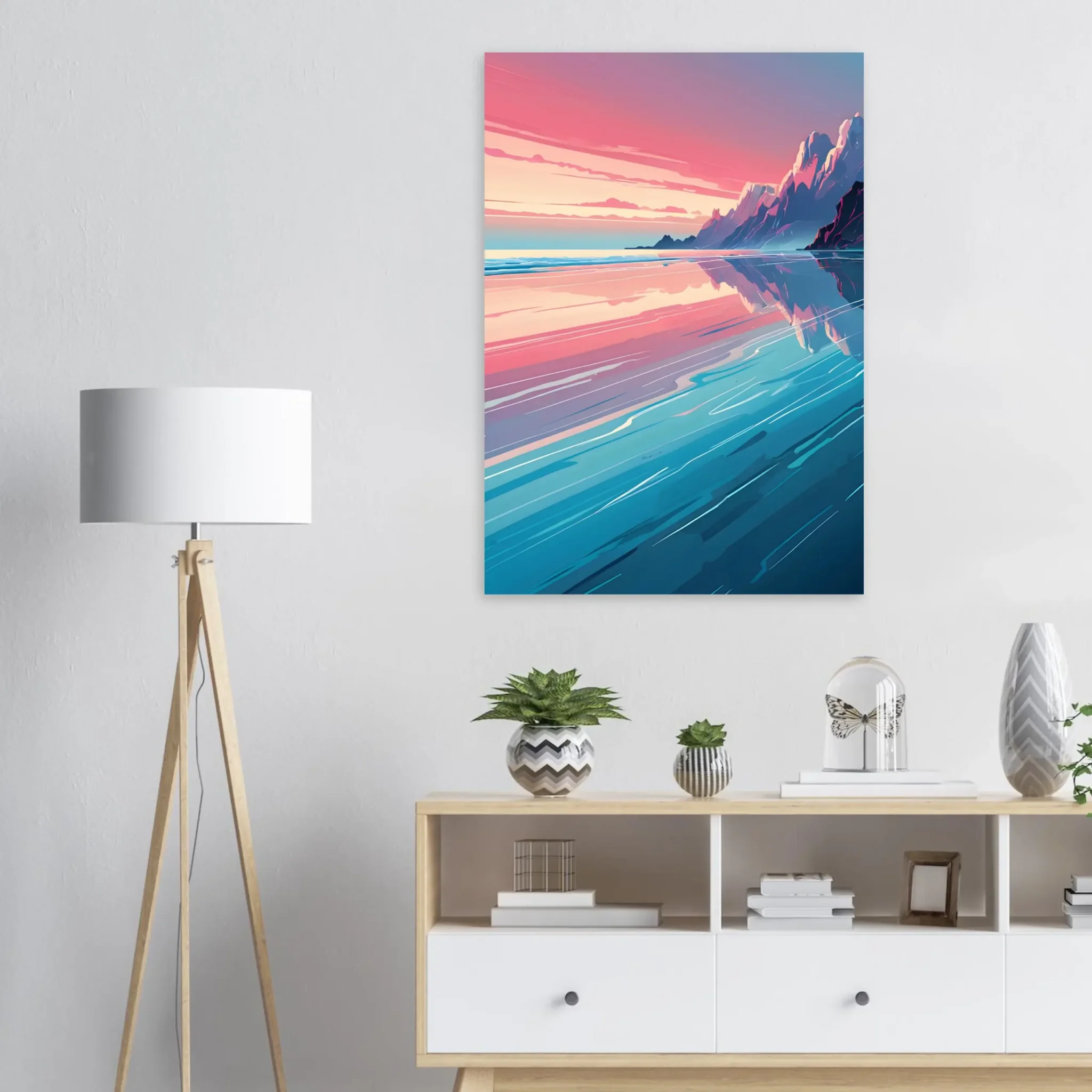 US Giclée Print Poster HORIZON DRIFT. Fine Art Wall Art with Archival Quality. Printed, packaged, and shipped within North America. Exclusive ColorVanta design.