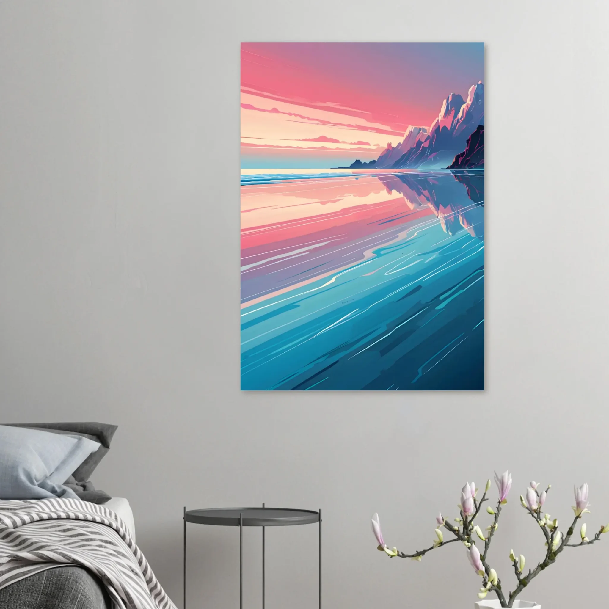 US Giclée Print Poster HORIZON DRIFT. Fine Art Wall Art with Archival Quality. Printed, packaged, and shipped within North America. Exclusive ColorVanta design.