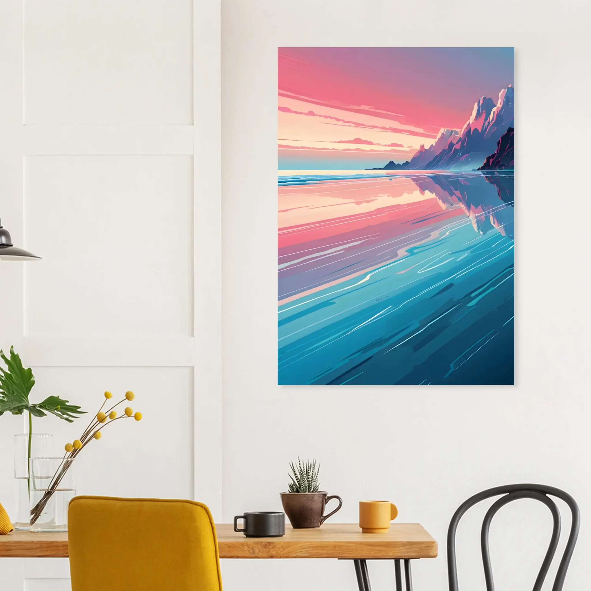 US Giclée Print Poster HORIZON DRIFT. Fine Art Wall Art with Archival Quality. Printed, packaged, and shipped within North America. Exclusive ColorVanta design.
