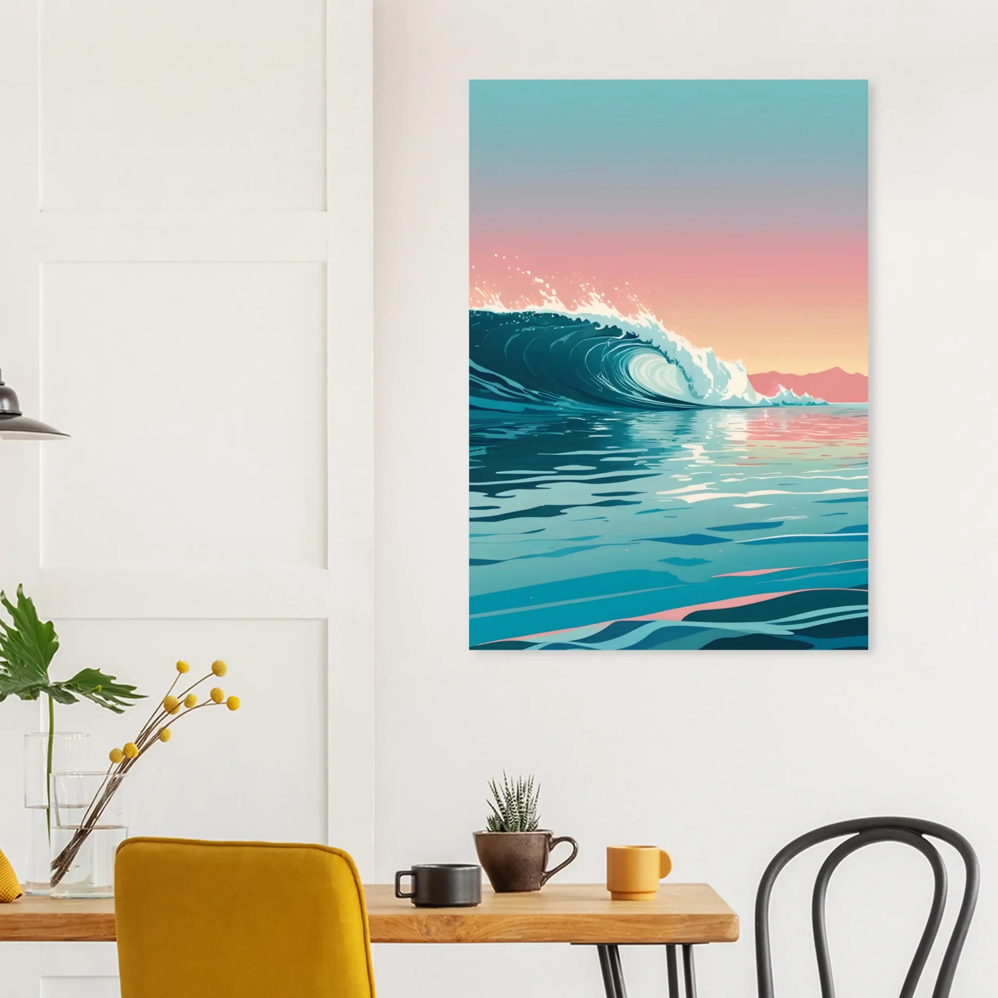 US Giclée Print Poster TIDAL SURGE. Fine Art Wall Art with Archival Quality. Printed, packaged, and shipped within North America. Exclusive ColorVanta design.
