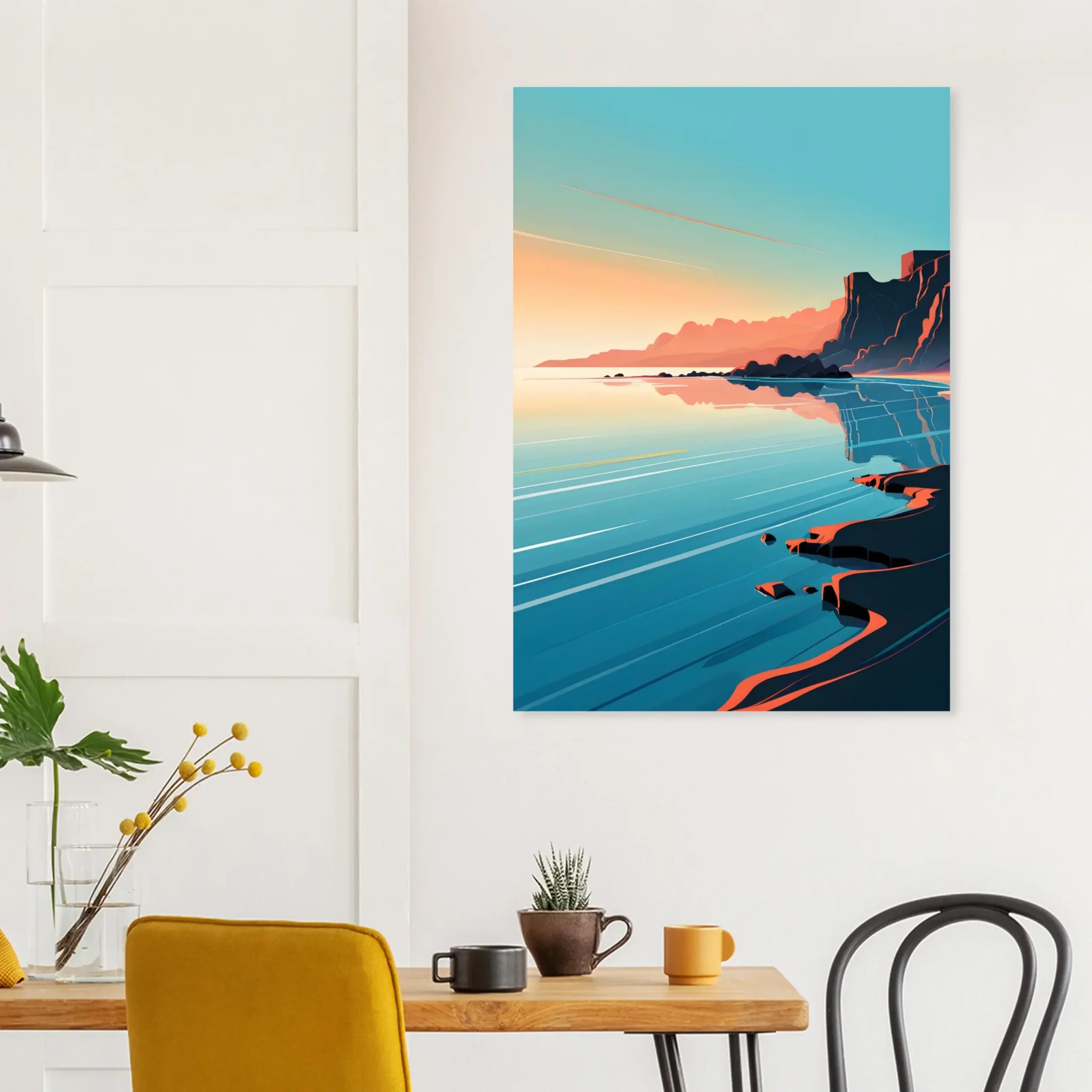 US Giclée Print Poster COASTAL DRIFT. Fine Art Wall Art with Archival Quality. Printed, packaged, and shipped within North America. Exclusive ColorVanta design.