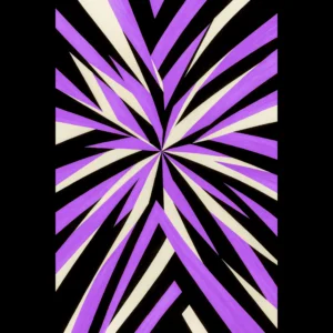 US Giclée Print Poster VIOLET FORCE. Fine Art Wall Art with Archival Quality. Printed, packaged, and shipped within North America. Exclusive ColorVanta design.