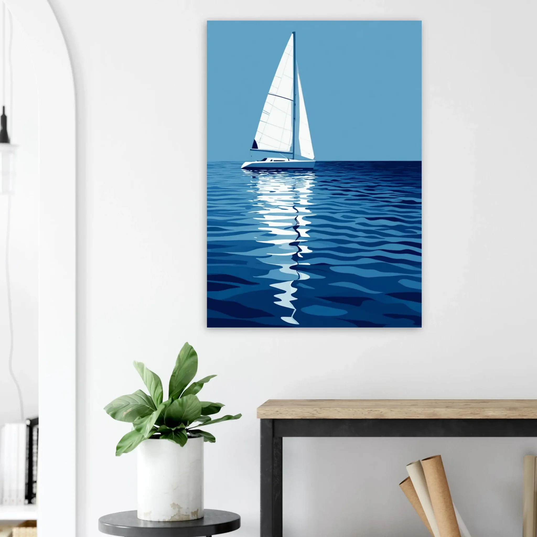 Abstract colorful wall art print design by ColorVanta.