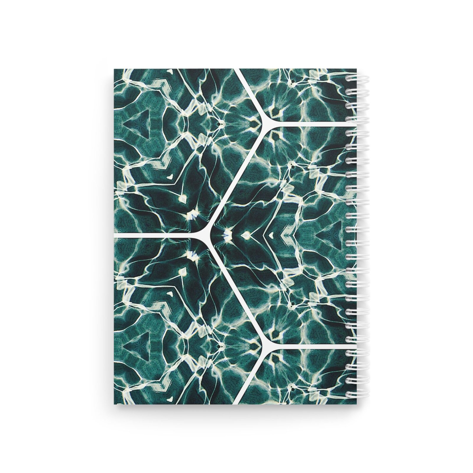 EU Spiral Notebook Ruled Lines EMERALD WATER DANCE 2
