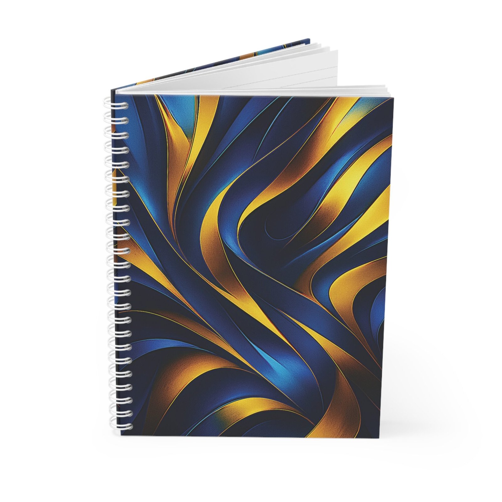 EU Spiral Notebook Ruled Lines GOLDEN FLOW 4 EU Spiral Notebook Ruled Lines GOLDEN FLOW 4