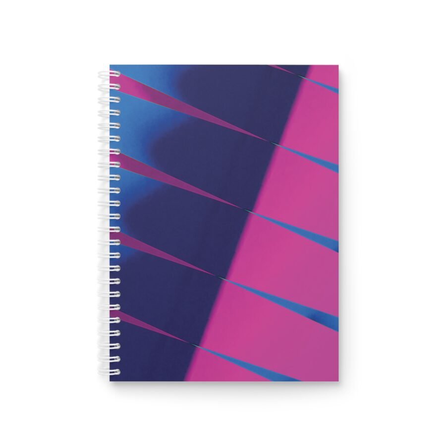 EU Spiral Notebook Ruled Lines NEON FLOW 1