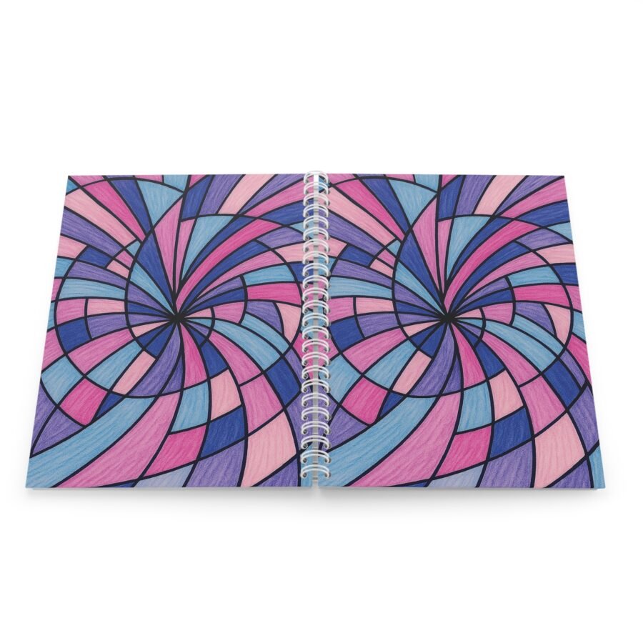 EU Spiral Notebook Ruled Lines RADIAL WHISPER 2