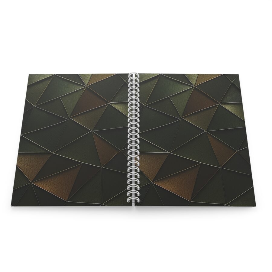 EU Spiral Notebook Ruled Lines TRIANGULAR OLIVE 2