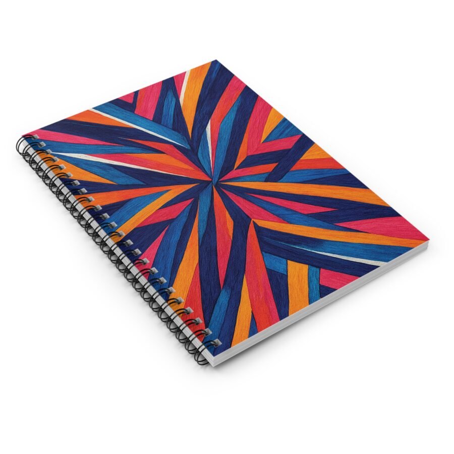 US Spiral Notebook Ruled Lines COLOR BURST 1