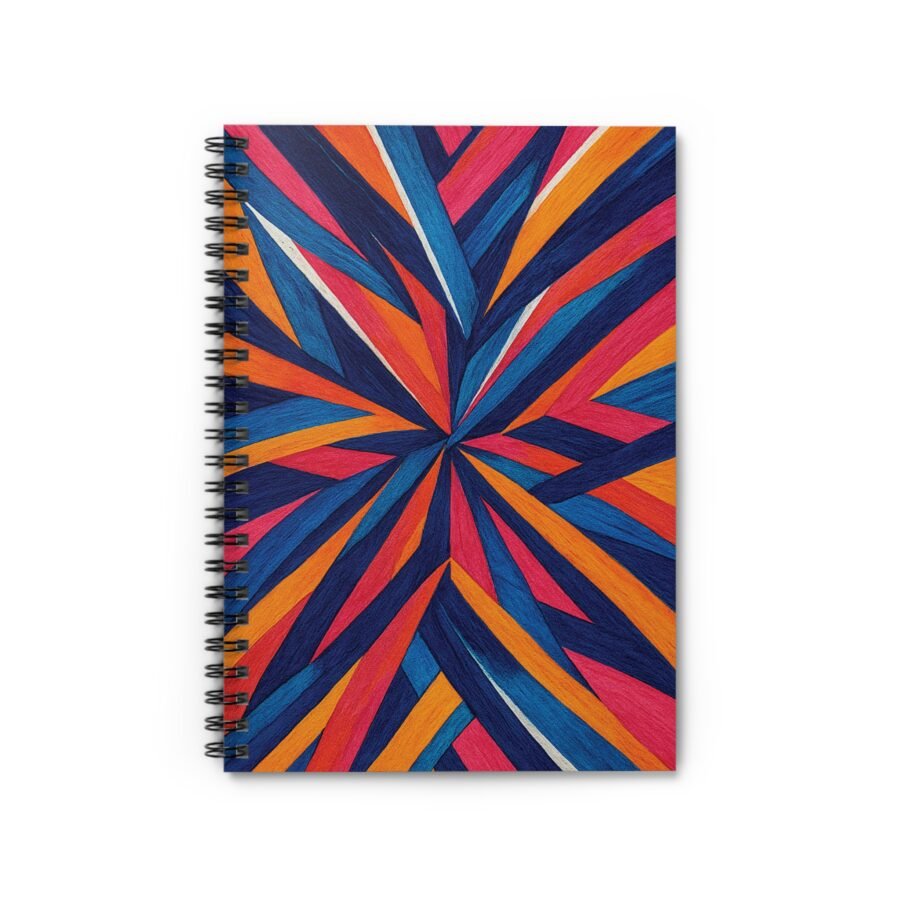 US Spiral Notebook Ruled Lines COLOR BURST 2