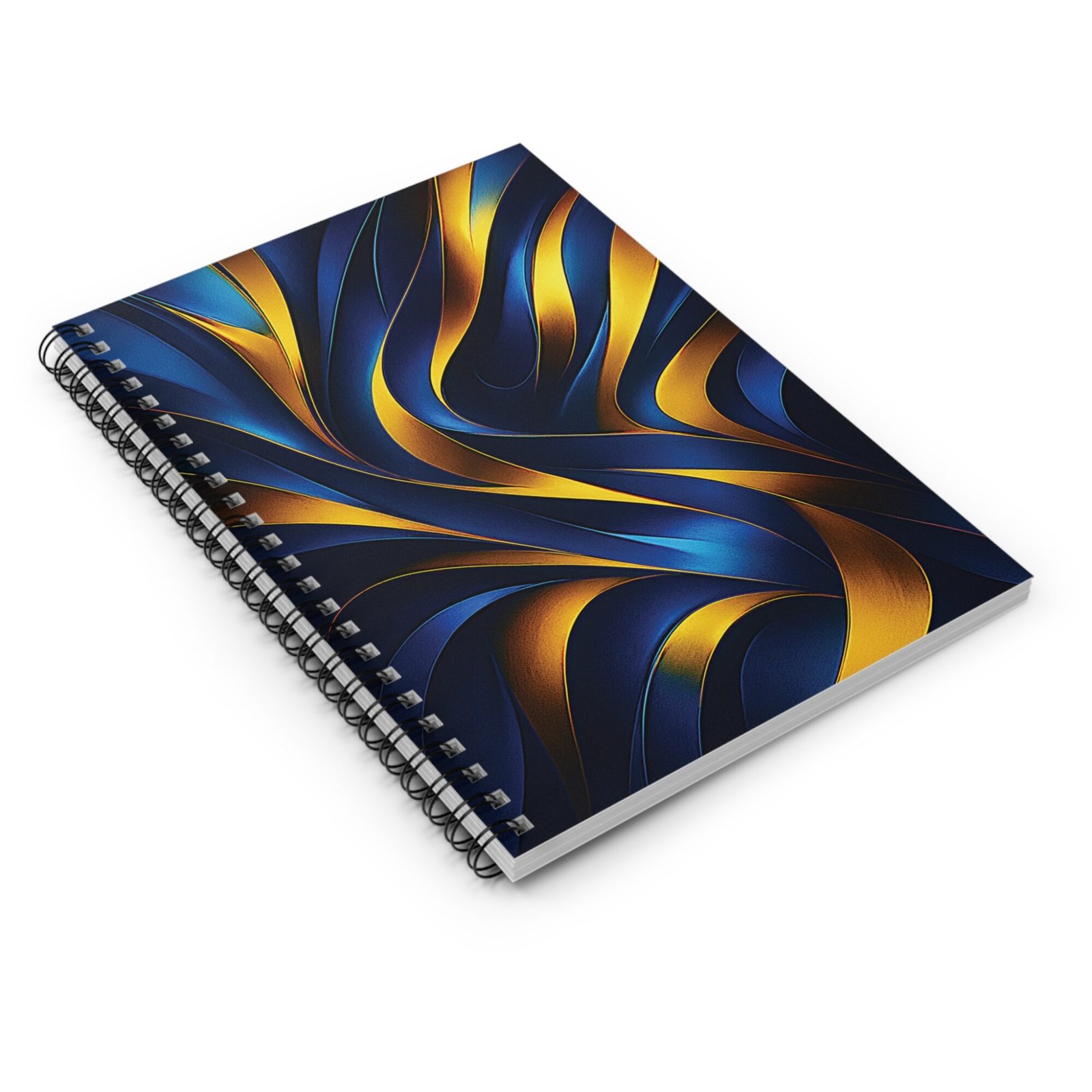 US Spiral Notebook Ruled Lines GOLDEN FLOW 1 US Spiral Notebook Ruled Lines GOLDEN FLOW 1