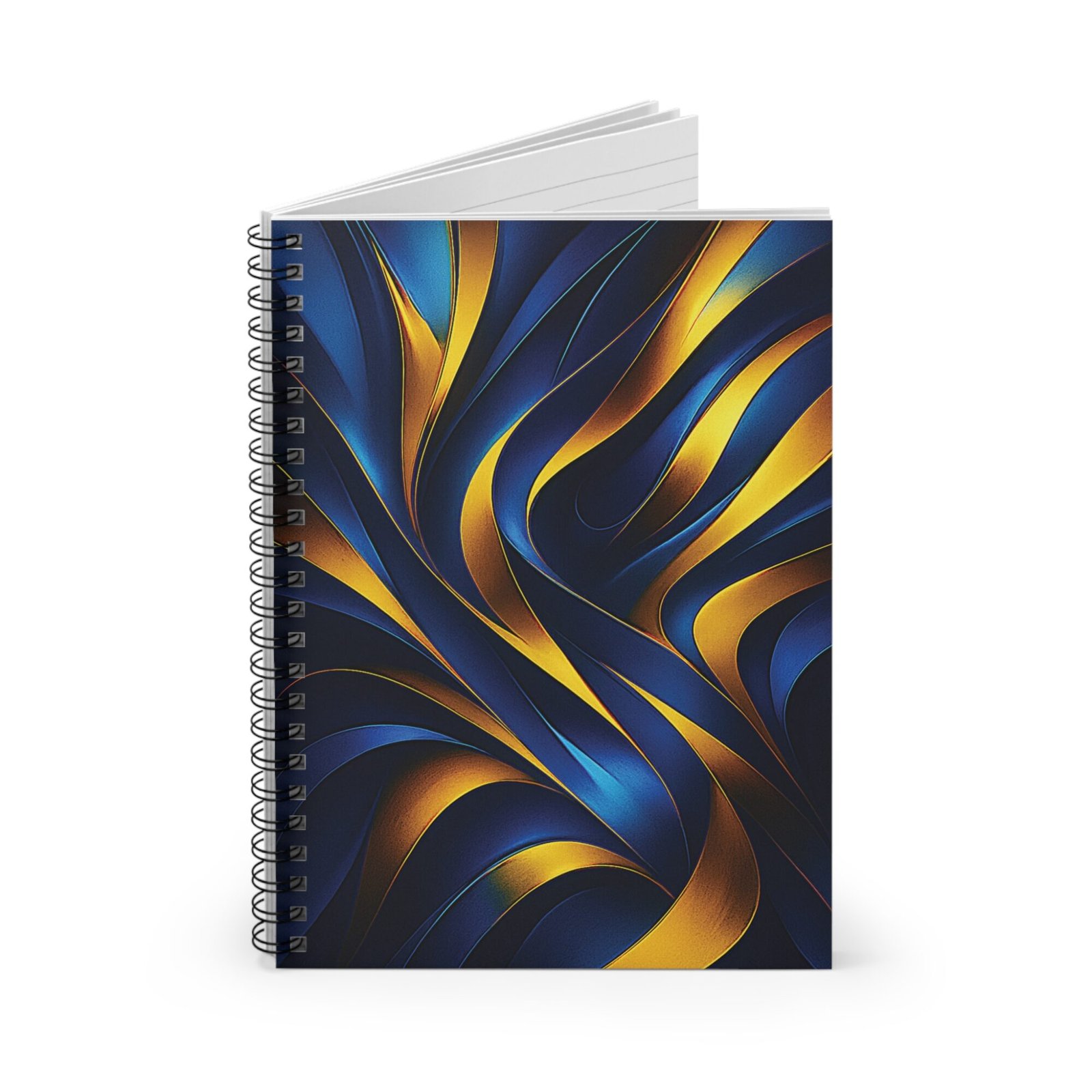 US Spiral Notebook Ruled Lines GOLDEN FLOW 3 US Spiral Notebook Ruled Lines GOLDEN FLOW 3