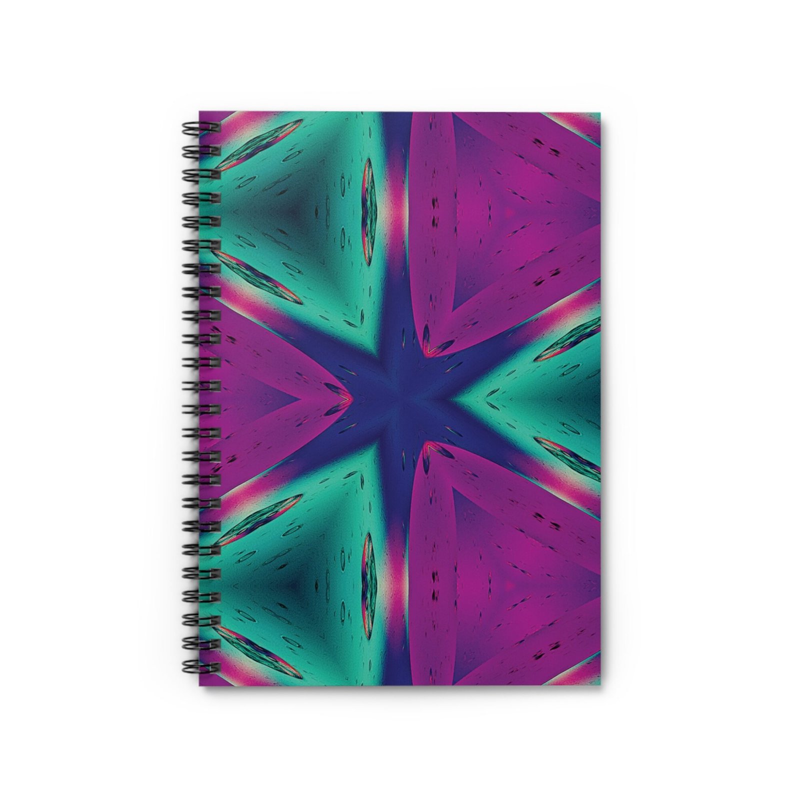US Spiral Notebook Ruled Lines MAGENTA GREEN BLUE 2 US Spiral Notebook Ruled Lines MAGENTA GREEN BLUE 2