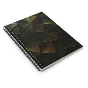 US Spiral Notebook Ruled Lines TRIANGULAR OLIVE 1