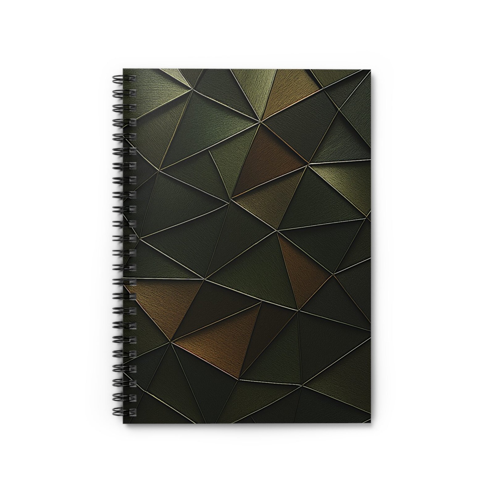 US Spiral Notebook Ruled Lines TRIANGULAR OLIVE 2