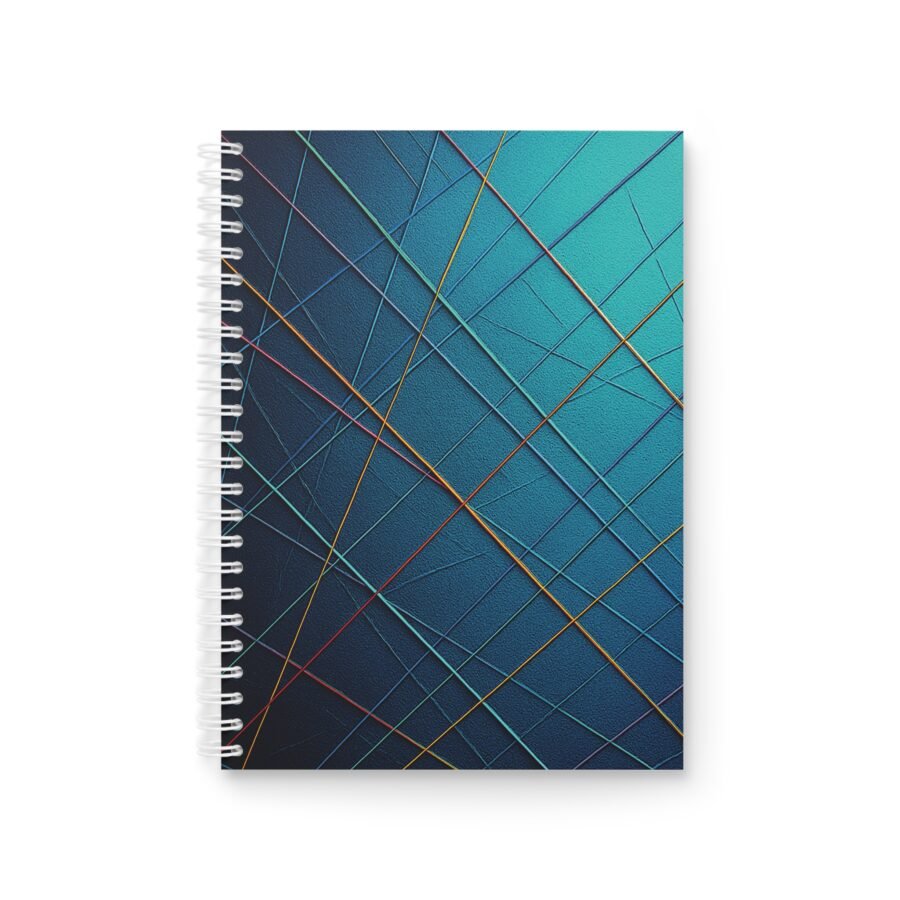 EU Spiral Notebook Ruled Lines COLOR LINES COOL CURRENT 1