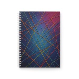EU Spiral Notebook Ruled Lines COLOR LINES ELECTRIC THREADS 1