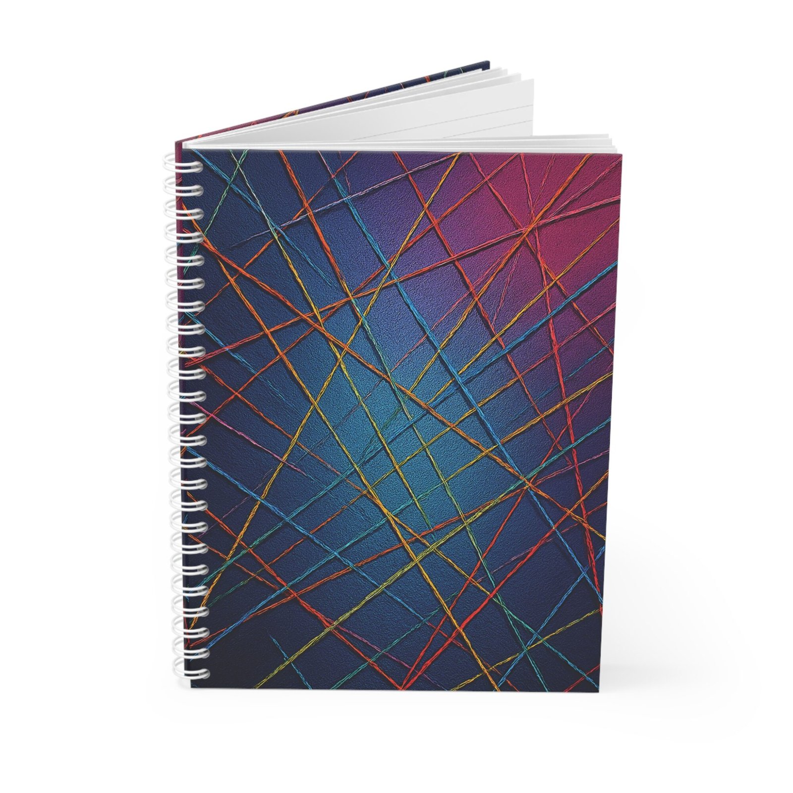 EU Spiral Notebook Ruled Lines COLOR LINES ELECTRIC THREADS 4 EU Spiral Notebook Ruled Lines COLOR LINES ELECTRIC THREADS 4