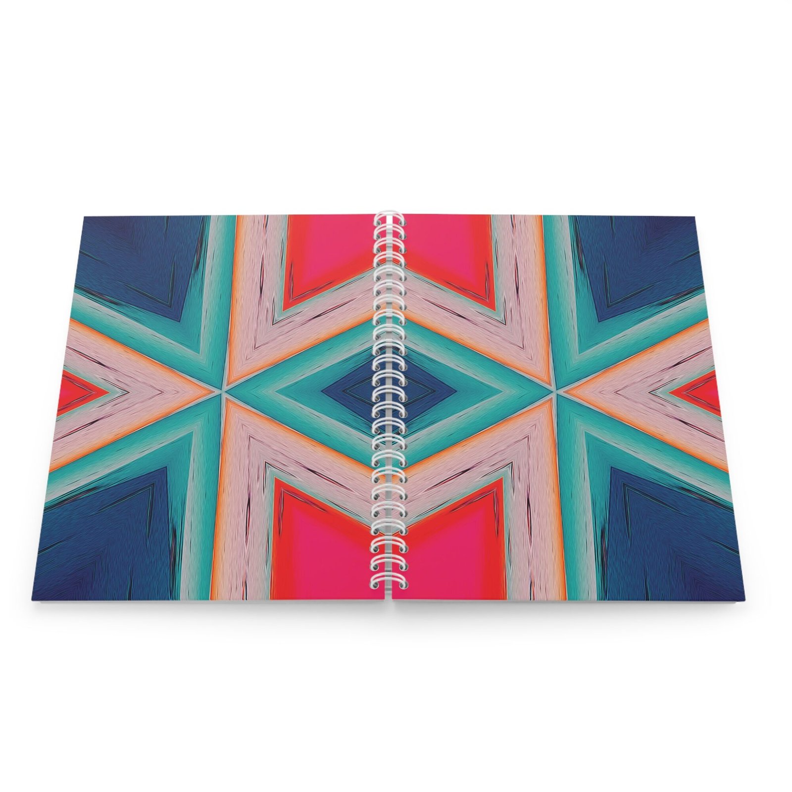 EU Spiral Notebook Ruled Lines COLORFUL TRIANGLES 5 EU Spiral Notebook Ruled Lines COLORFUL TRIANGLES 5