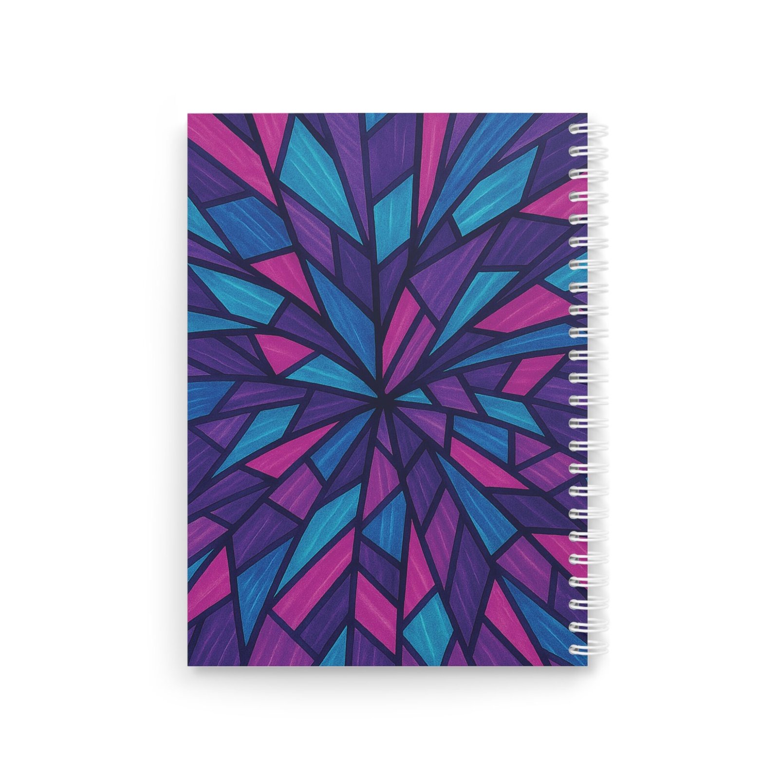 EU Spiral Notebook Ruled Lines RADIAL BLOOM 3 EU Spiral Notebook Ruled Lines RADIAL BLOOM 3