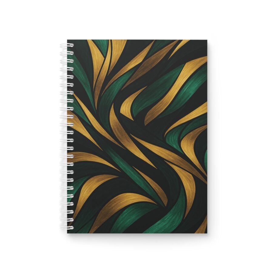 EU Spiral Notebook Ruled Lines RIBBONS OF EARTH 1