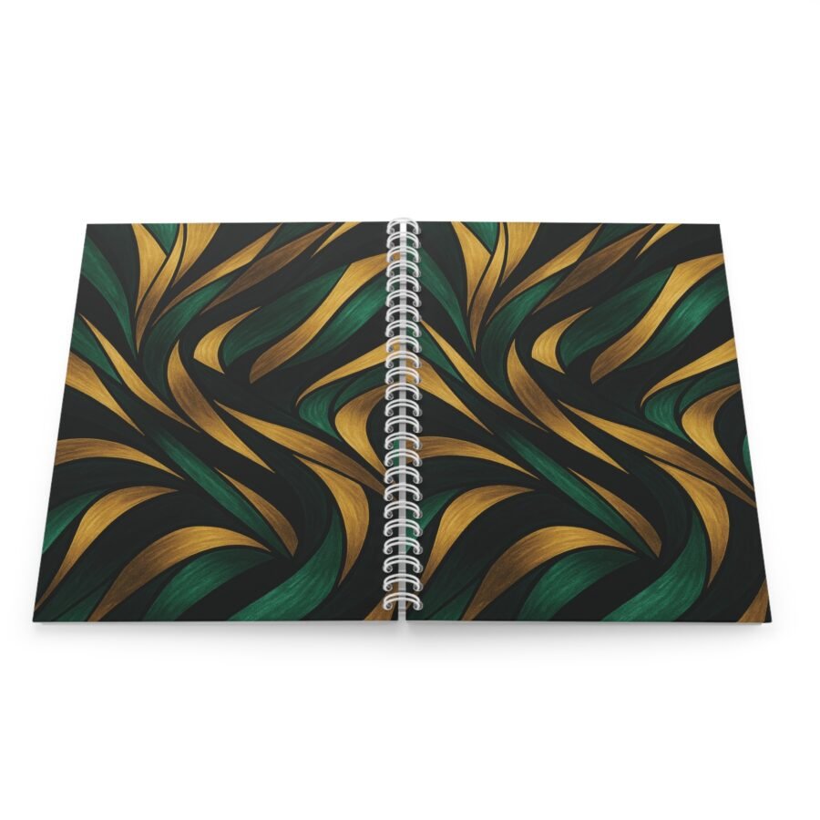EU Spiral Notebook Ruled Lines RIBBONS OF EARTH 2