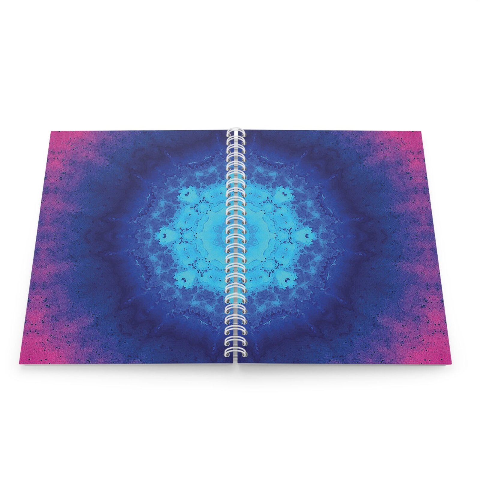 EU Spiral Notebook Ruled Lines VIVID BLUE PINK 2