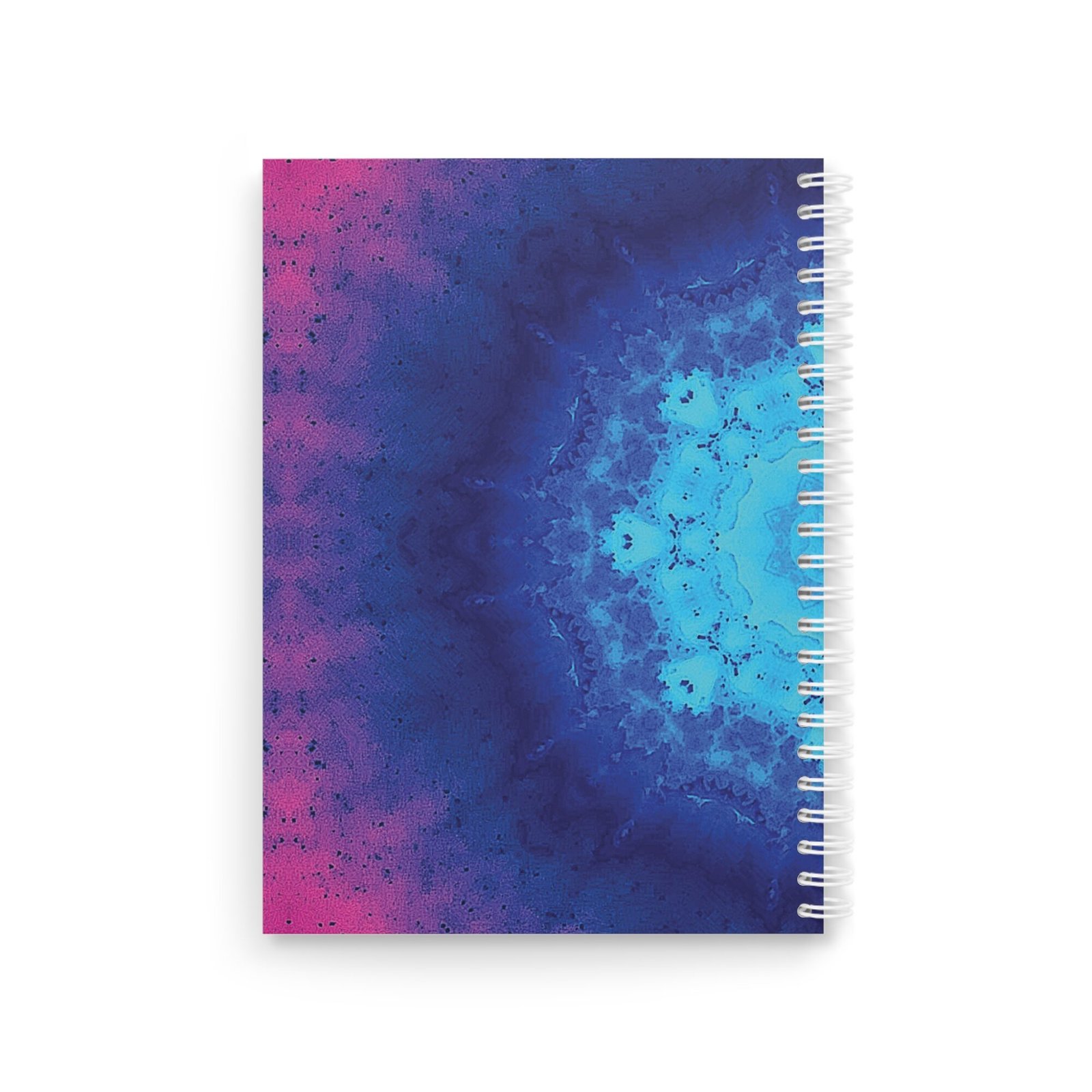 EU Spiral Notebook Ruled Lines VIVID BLUE PINK 3
