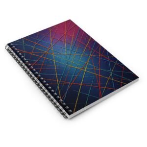 US Spiral Notebook Ruled Lines COLOR LINES ELECTRIC THREADS 1