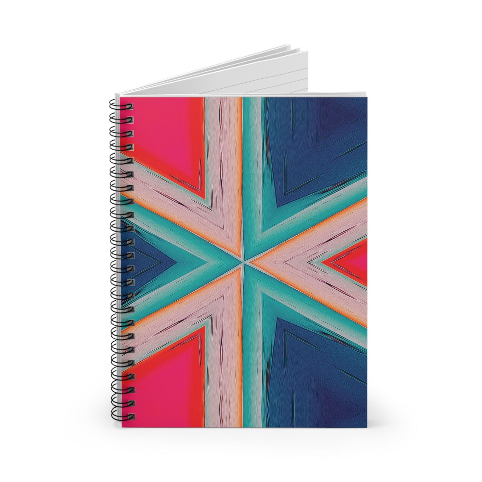 US Spiral Notebook Ruled Lines COLORFUL TRIANGLES 3 US Spiral Notebook Ruled Lines COLORFUL TRIANGLES 3