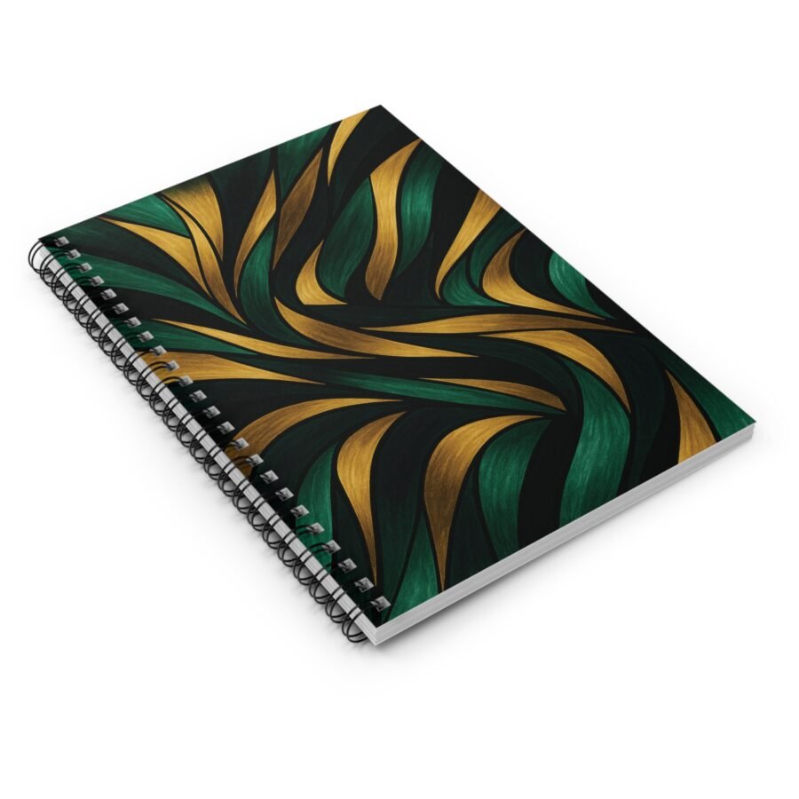 US Spiral Notebook Ruled Lines RIBBONS OF EARTH 1