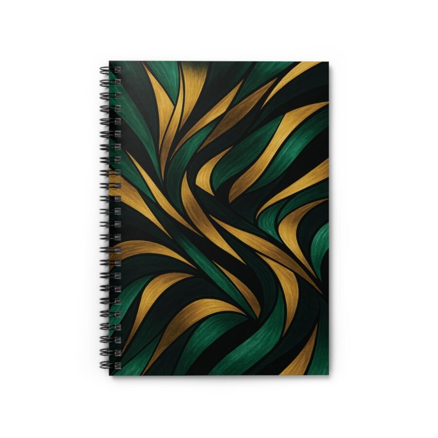 US Spiral Notebook Ruled Lines RIBBONS OF EARTH 2