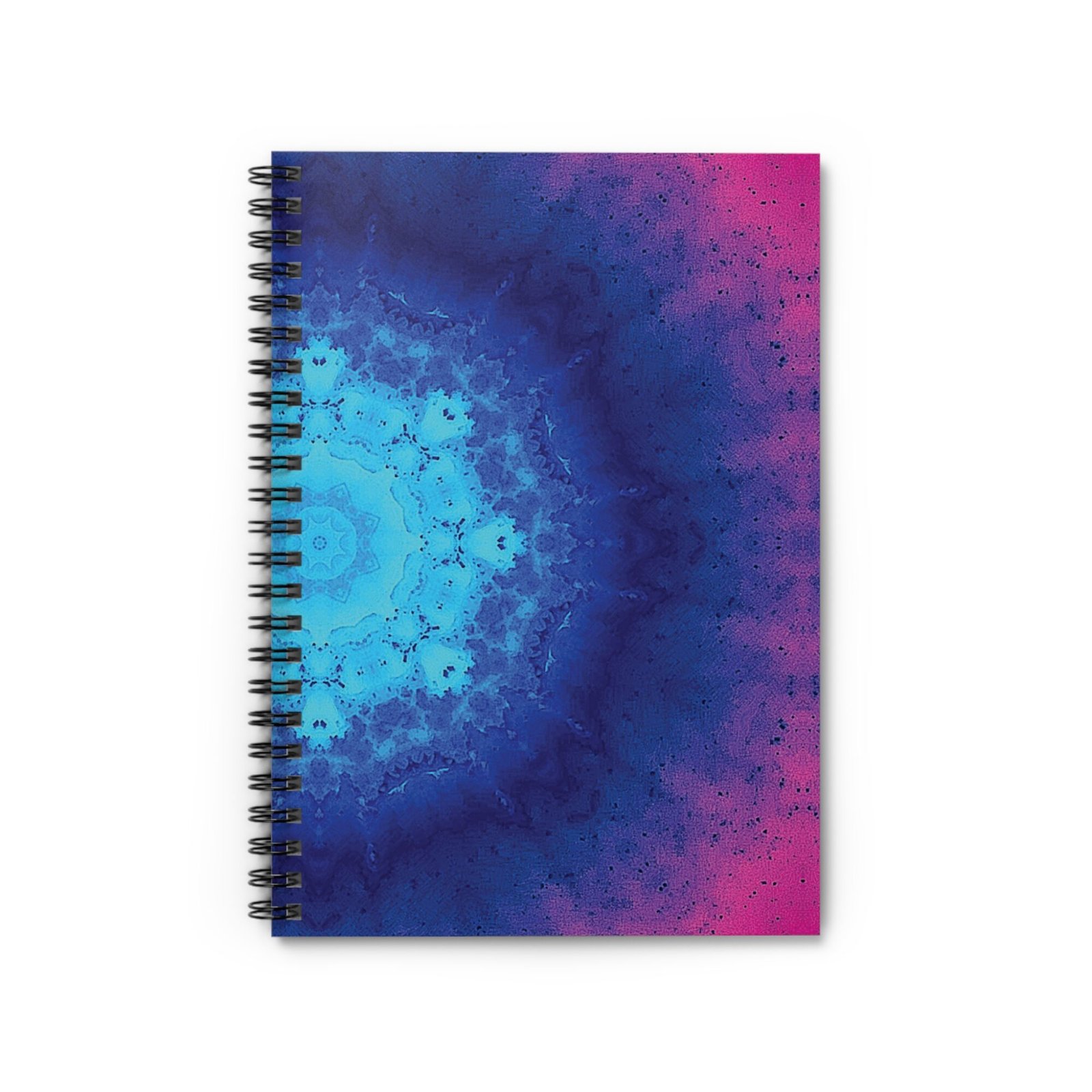 US Spiral Notebook Ruled Lines VIVID BLUE PINK 2 US Spiral Notebook Ruled Lines VIVID BLUE PINK 2